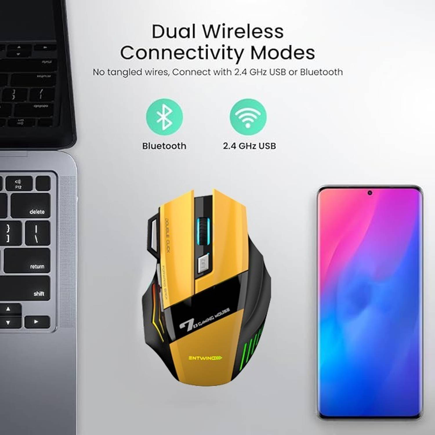 e*7様 Weirdo×Mouse スイングトップ gaming-mouse-with-6-buttons-