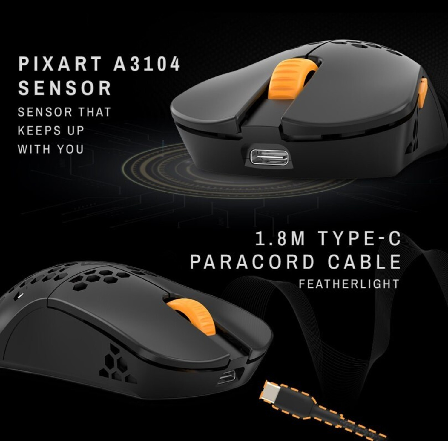 Image of Cosmic Byte Umbra Right Handed Optical Gaming Mouse