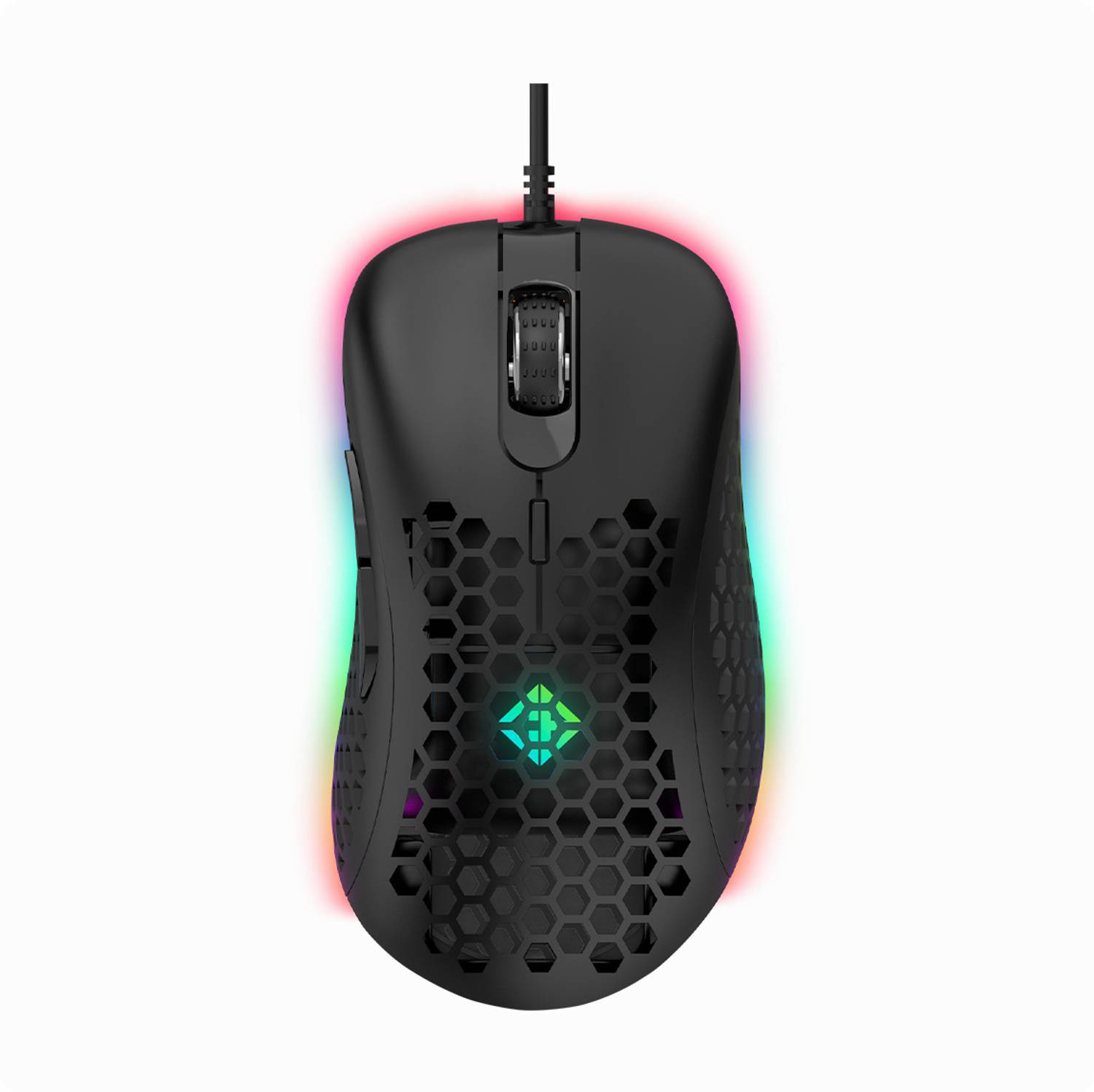 Cosmic Byte Spectrum RGB, 66grams, 12800DPI, 1000Hz Polling, 10M Switches, Software Support Wired Ambidextrous Optical Gaming Mouse