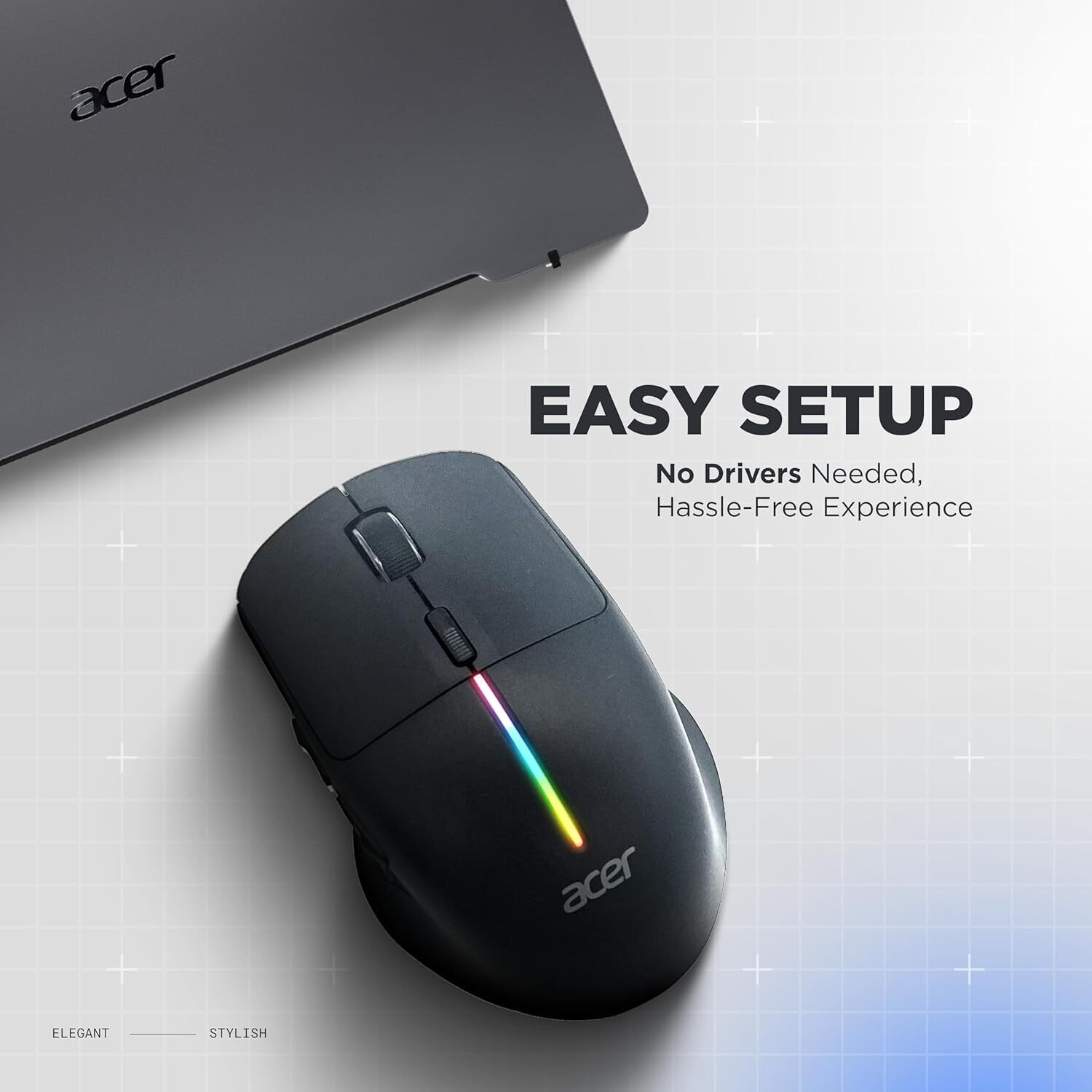 Image of Acer Prism Wireless Ergonomic Optical Mouse