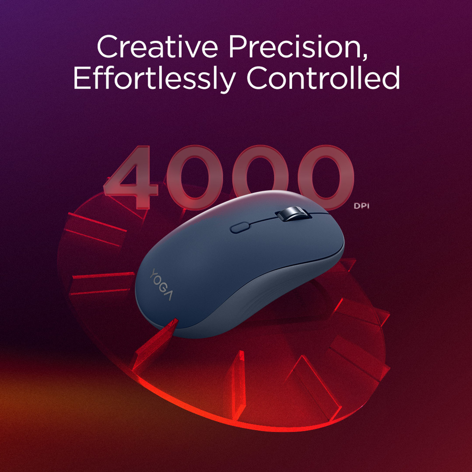 Image of Lenovo Yoga Bluetooth Silent Mouse Wireless Ergonomic Optical Mouse