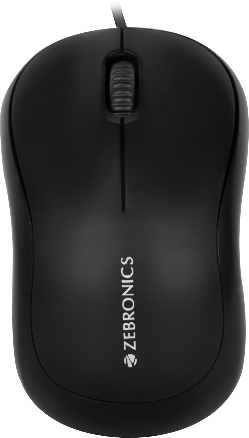 Image of ZEBRONICS Zeb-Comfort Wired Ambidextrous Mechanical Mouse Accurate optical sensor,Ergonomic design