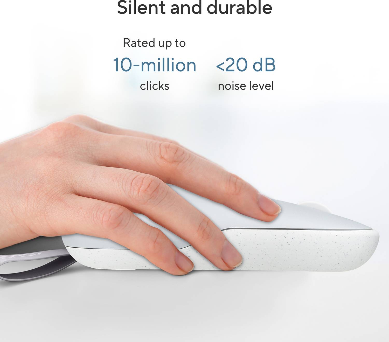 ASUS MD100 Marshmallow Wireless Mouse - Image 4