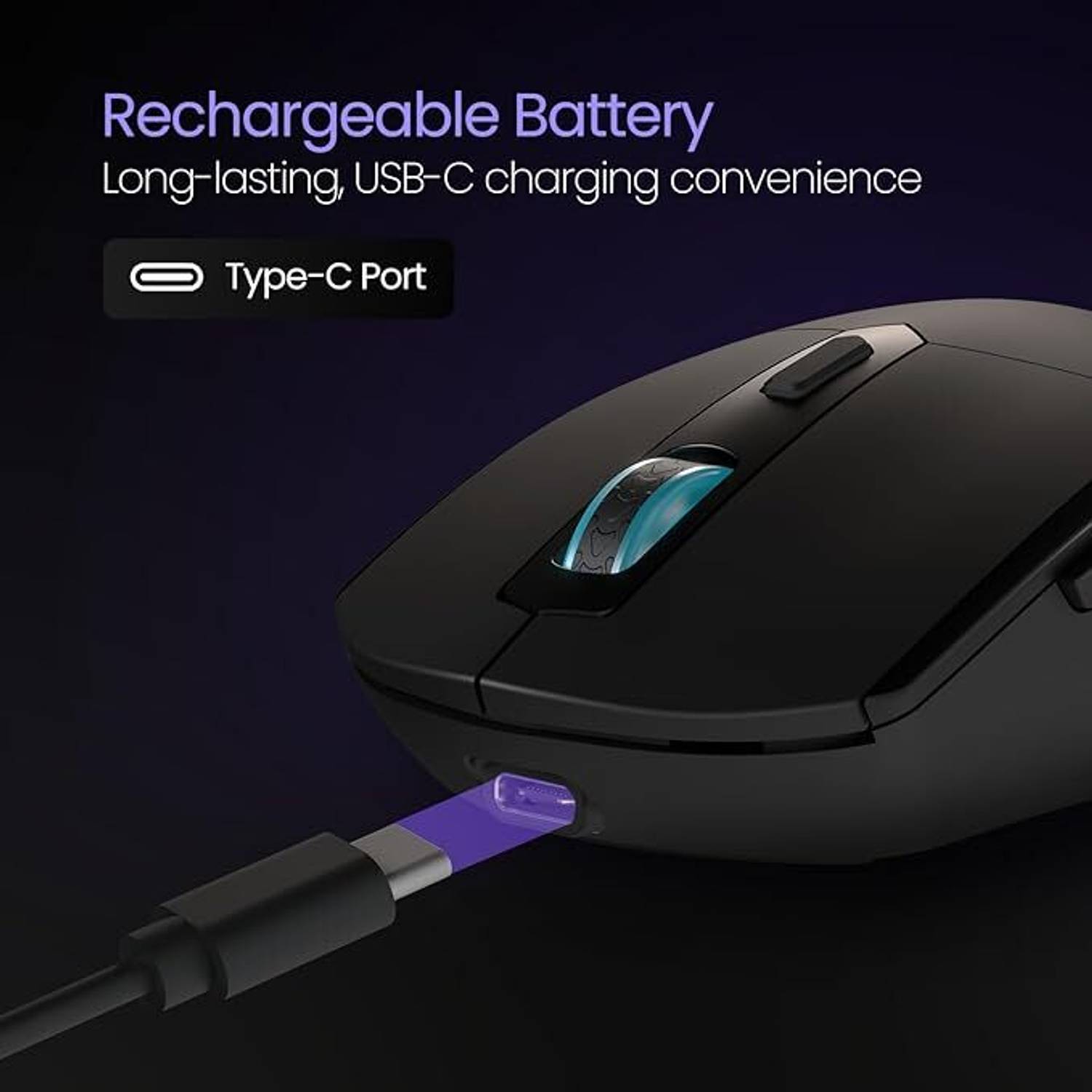 Portronics Toad One Ambidextrous Optical Mouse - Image 3
