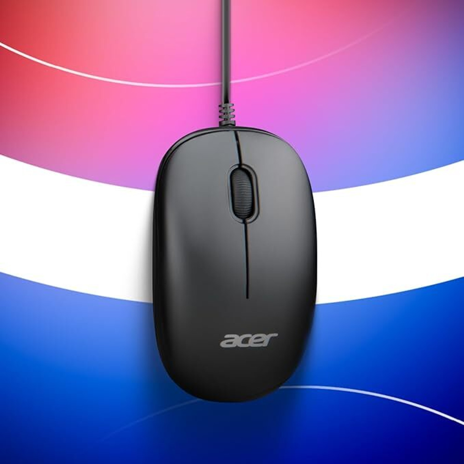 Image of Acer Wired Optical Mouse | 1600 DPI Precision | Plug & Play USB | Smooth Scroll Wheel Wired Ergonomic Optical Mouse