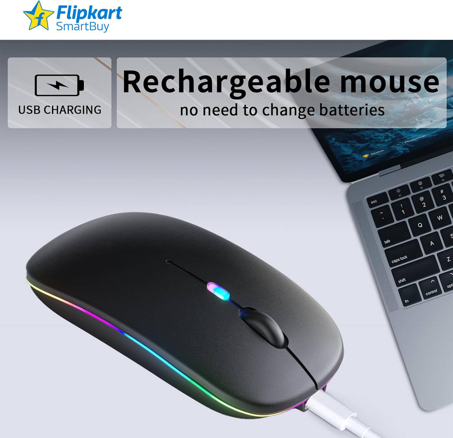 Flipkart SmartBuy TC-M500 Ergonomic Optical Mouse - Image 4
