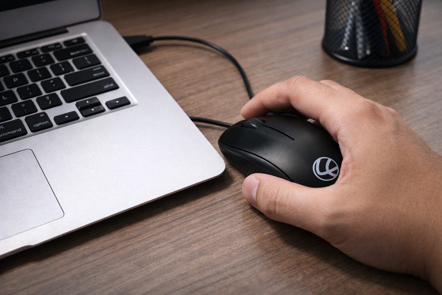 Image of LAPCARE L-50 Wired Right Handed Optical Mouse