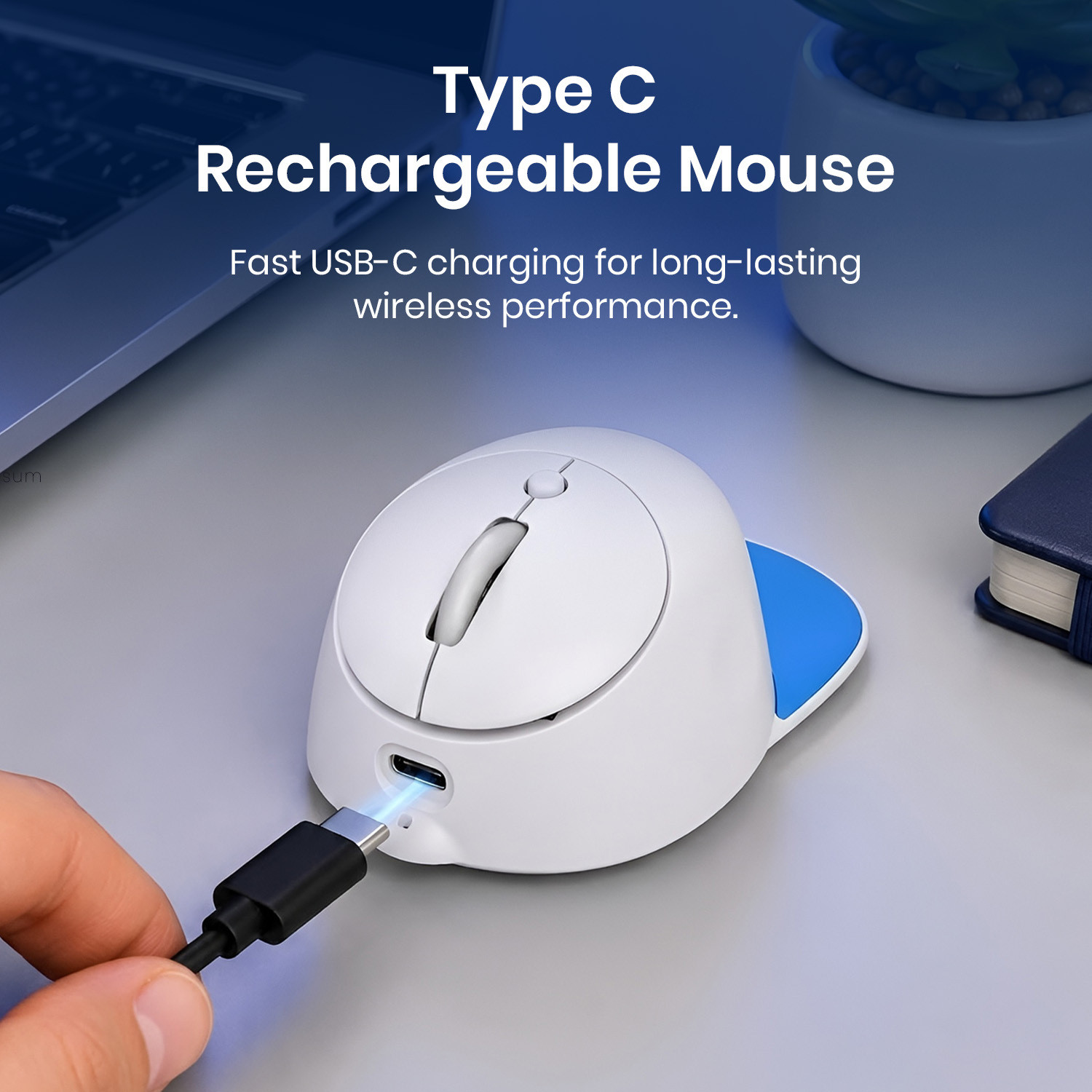 Image of Portronics Toad Cap Wireless Mouse with Bluetooth 5.0 + 2.4GHz Dual Mode & RGB Ambidextrous Optical Mouse