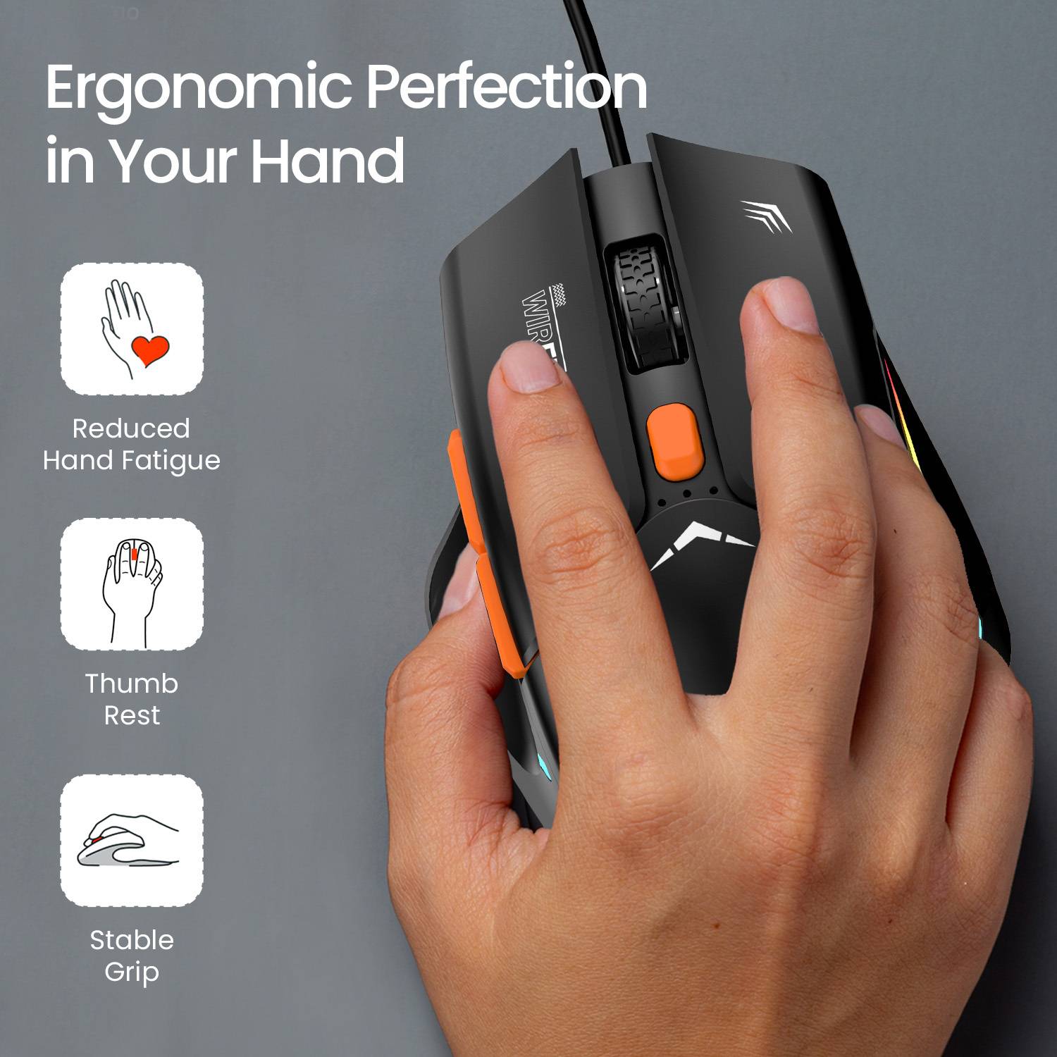 Portronics POR 2015 Wired Gaming Mouse - Image 5