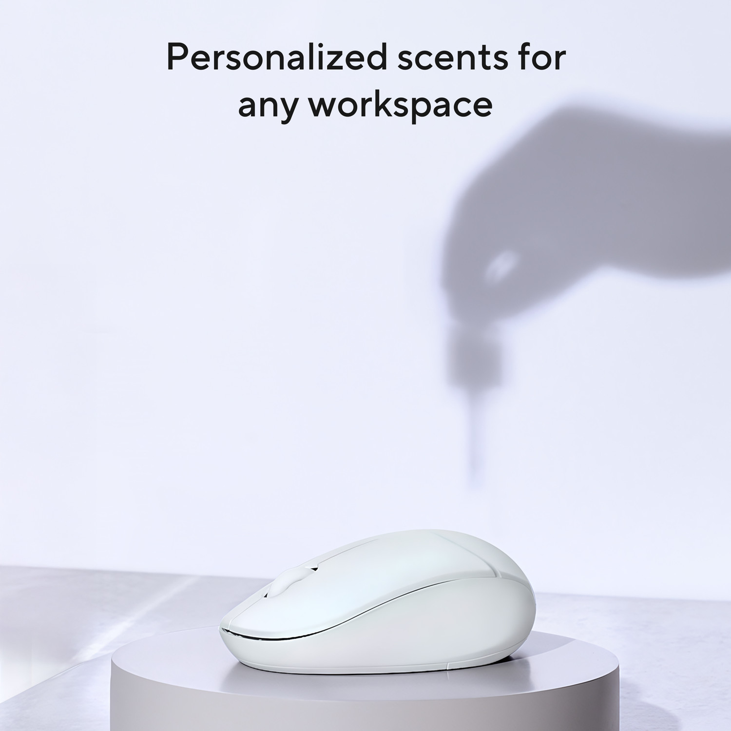 Image of ASUS MD101 Silent Fragrance Mouse, Upto 2400 DPI, Pair Up to 2 Device, Ergonomic Right Handed Optical Mouse