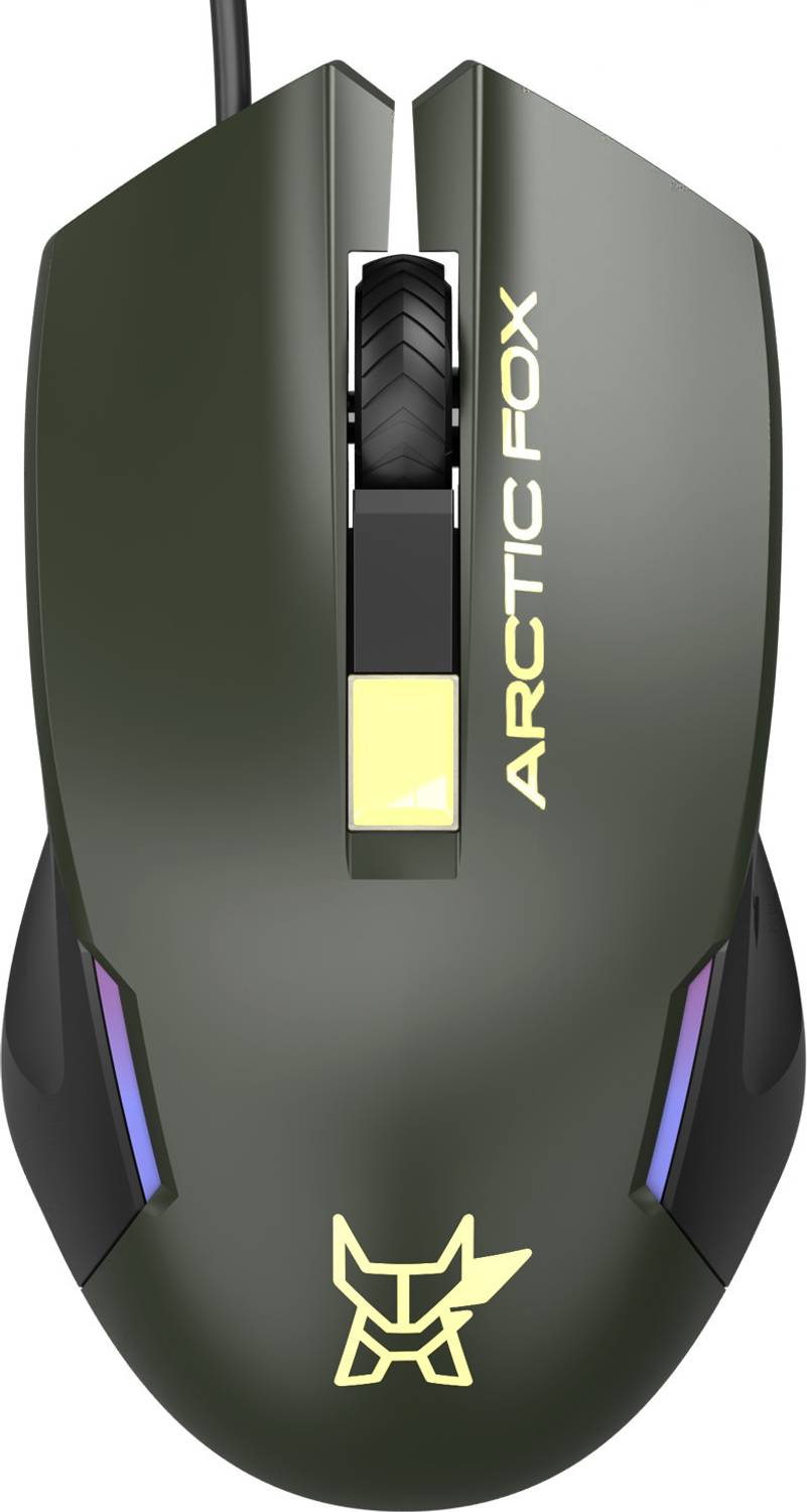 Arctic Fox Breathing Lights and DPI Upto 3600 Wired Ambidextrous