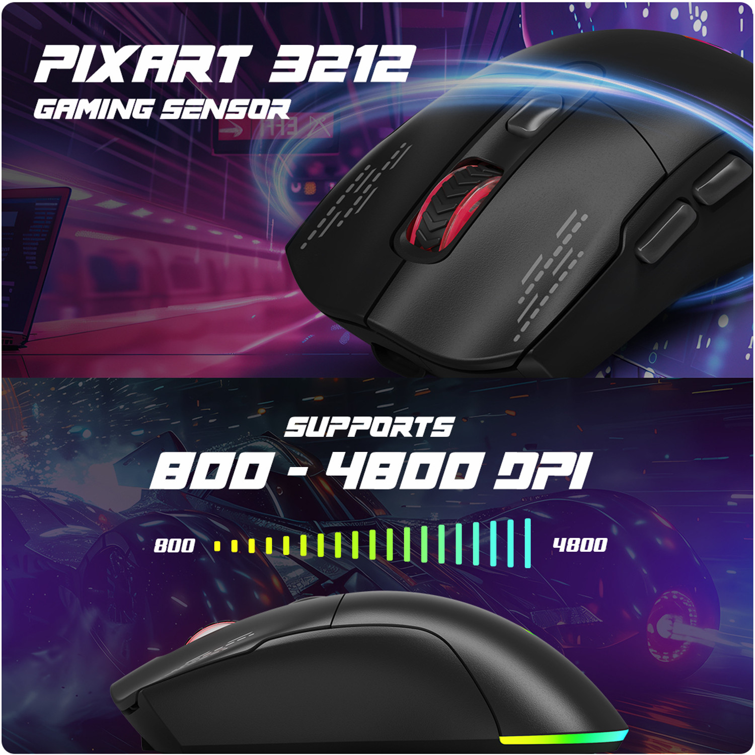 Image of Cosmic Byte Raptor Right Handed Optical Gaming Mouse