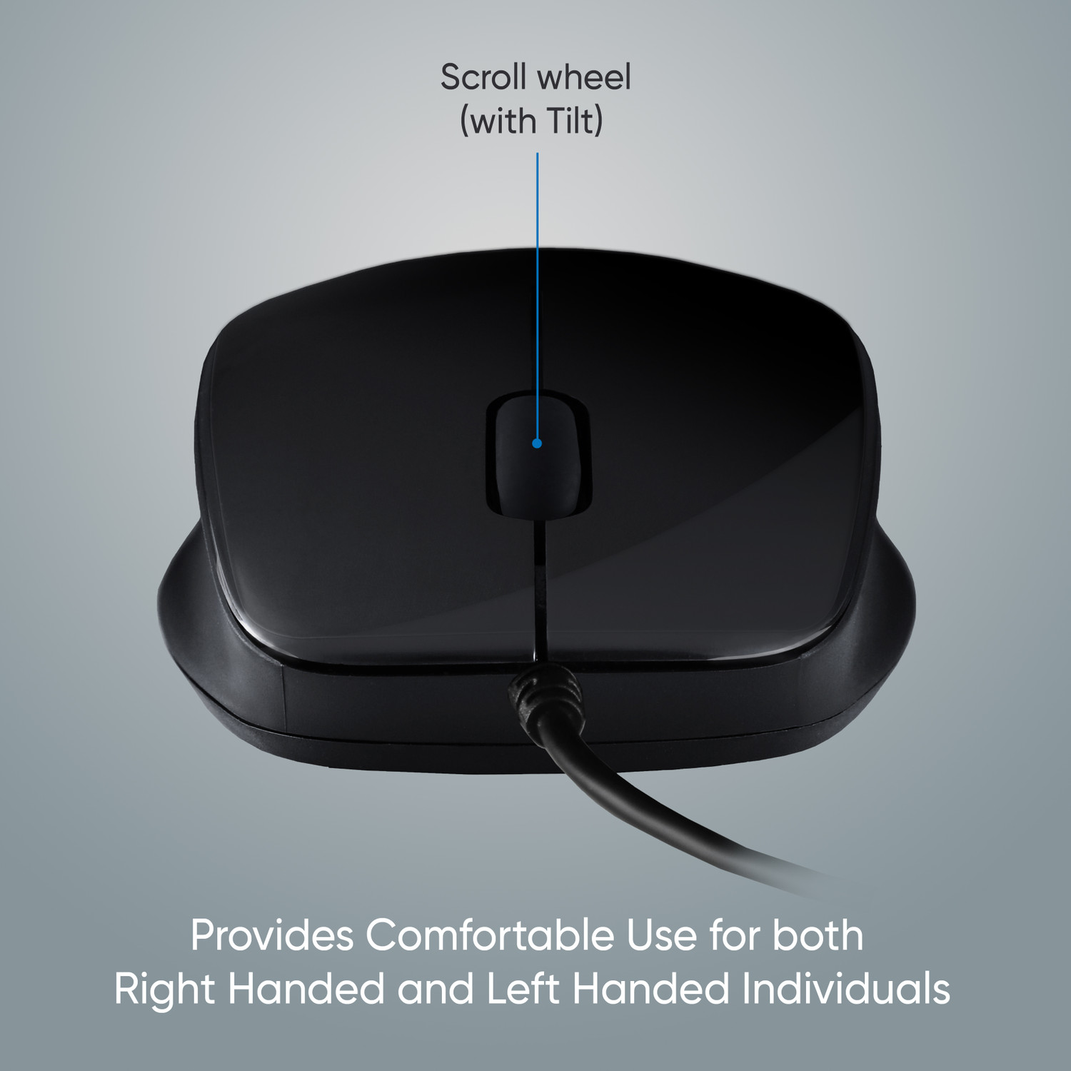 Image of DELL DS112 Wired Ambidextrous Optical Mouse Marketed By Dell
