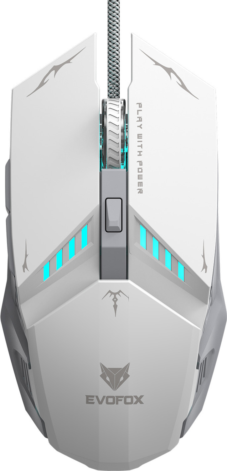 Image of EVOFOX Shadow Plus with 7200 DPI Sensor, HUANO Mechanical Switches & 6 Buttons Wired Ergonomic Optical Gaming Mouse