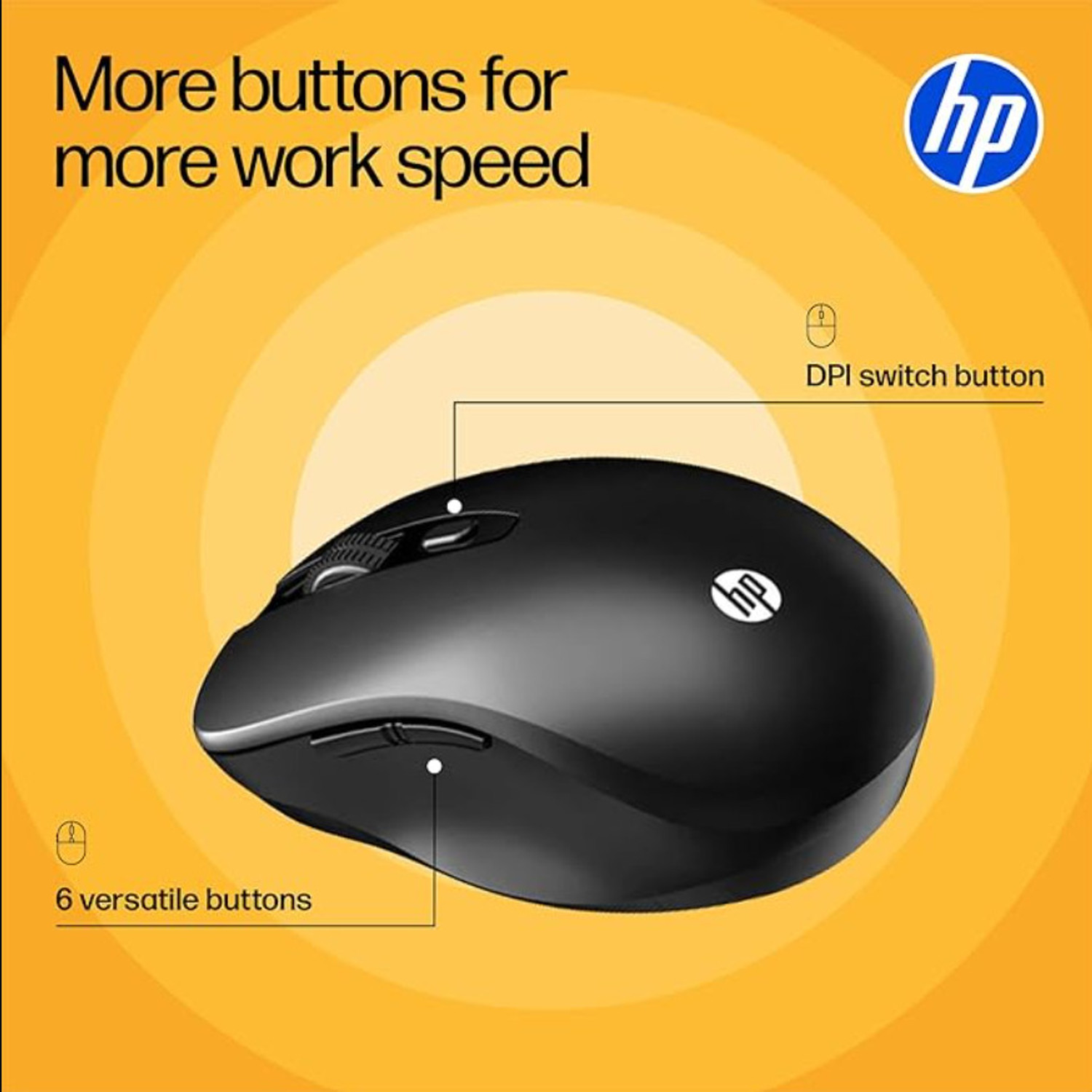 Image of HP M190 Wireless Mouse Ambidextrous Optical Mouse