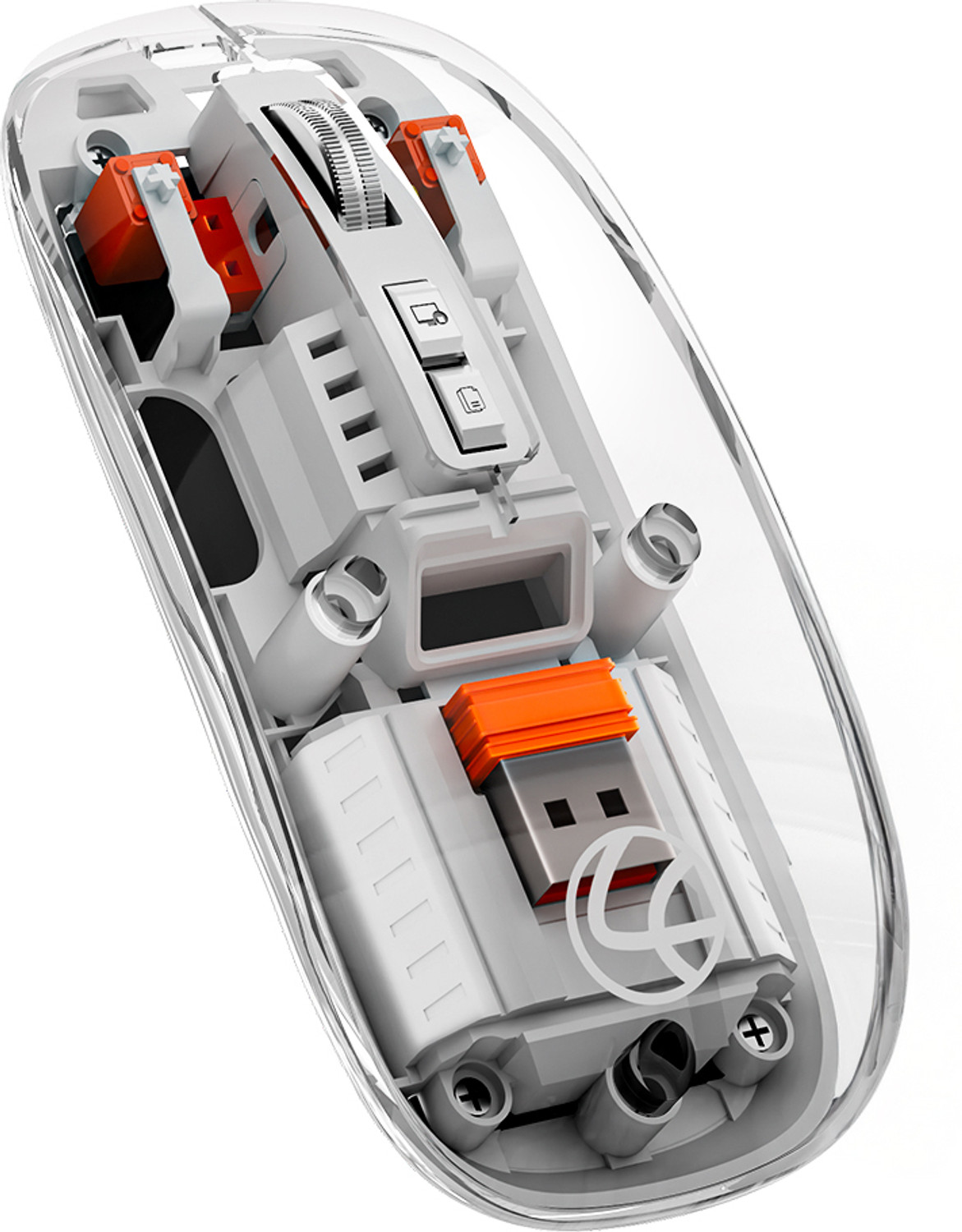 Image of LAPCARE Trendy Plus White Ergonomic Laser Mouse