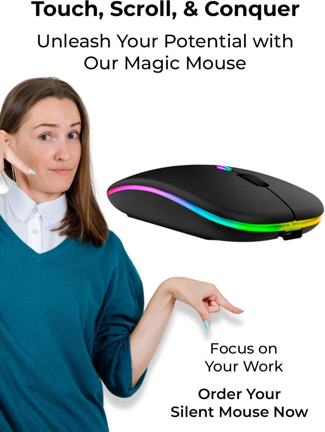 Image of GLASSOLOGY GDCMIb Ambidextrous Optical Gaming Mouse