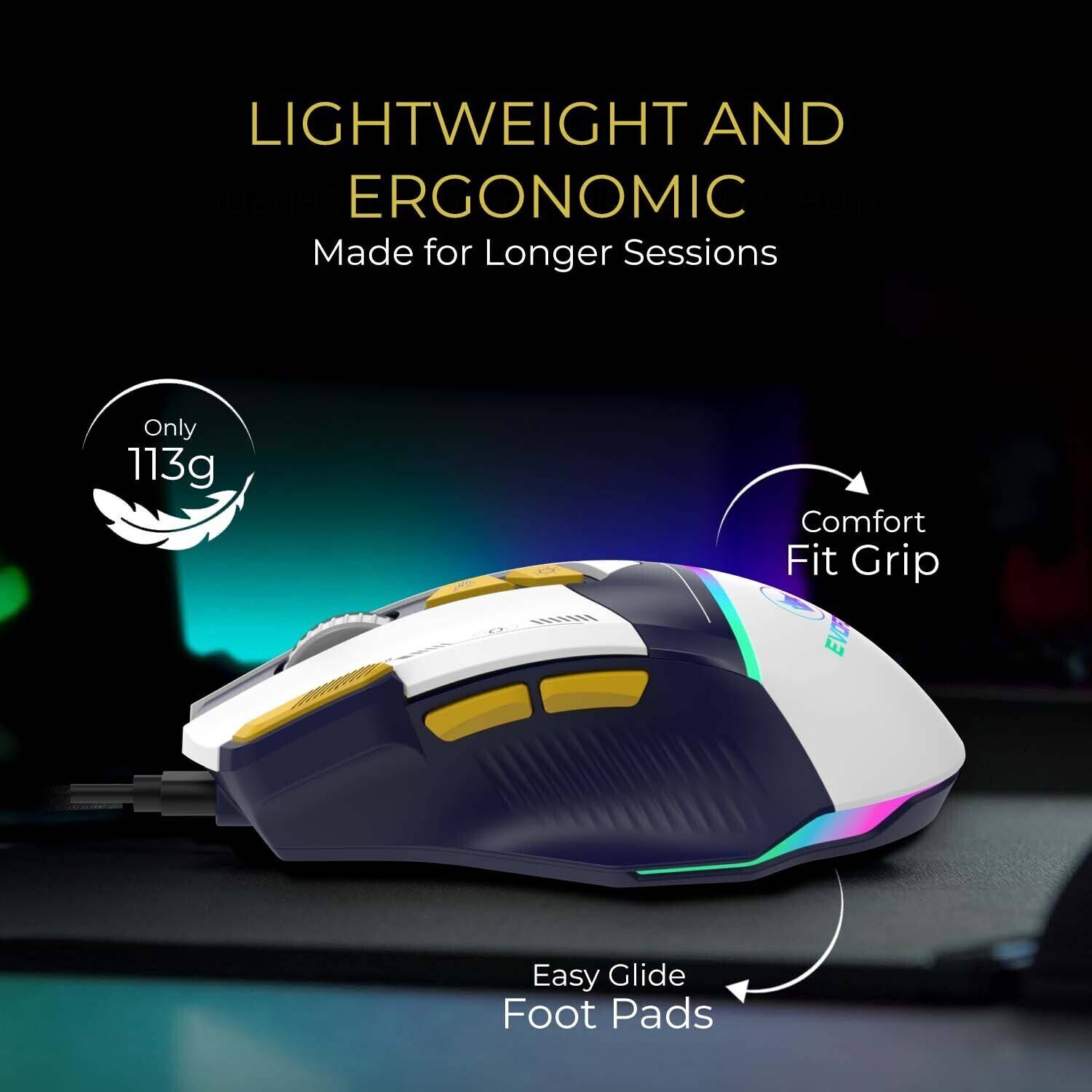EVOFOX Blaze 12800 DPI Optical Gaming Mouse - Image 3