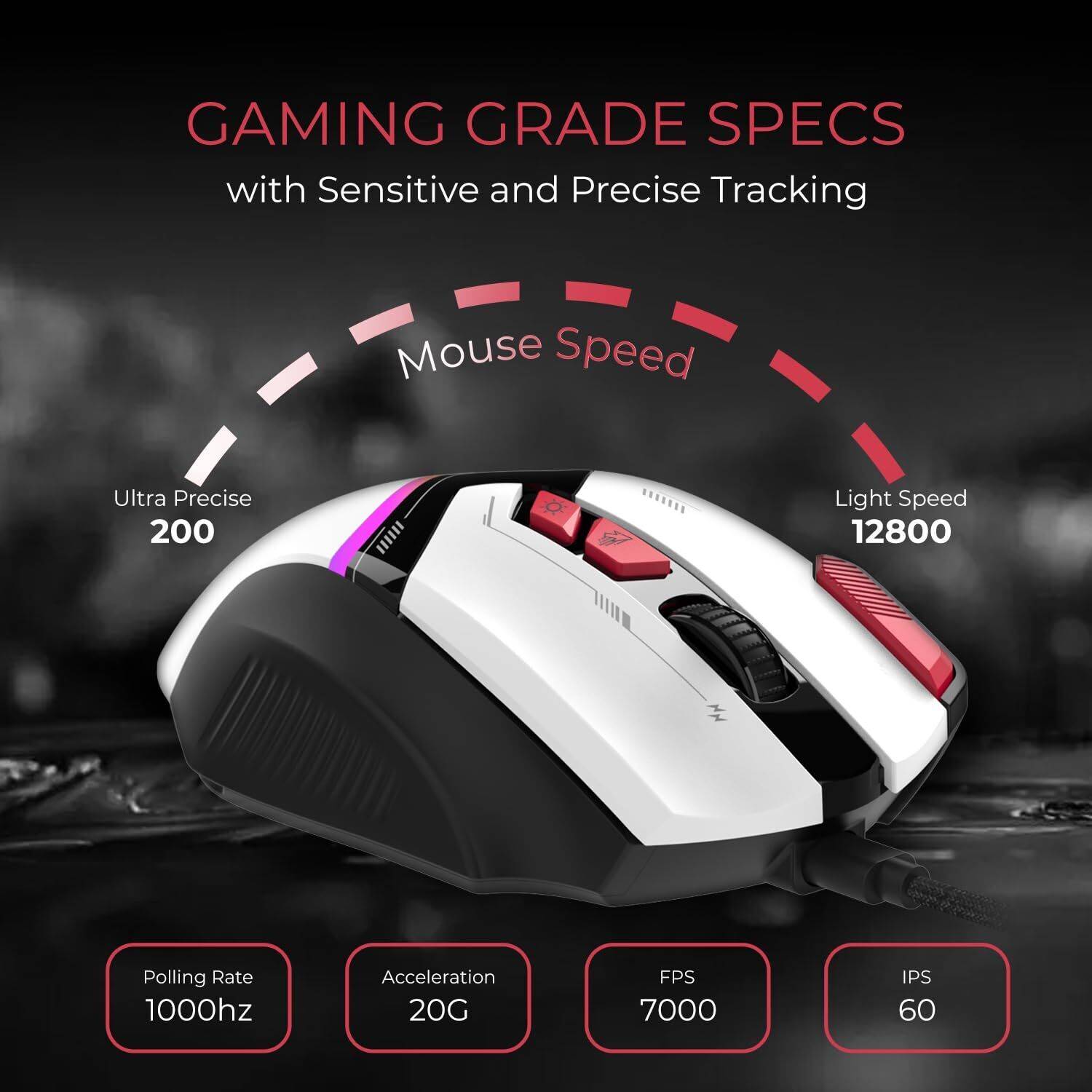EVOFOX Blaze 12800 DPI Optical Gaming Mouse - Image 2