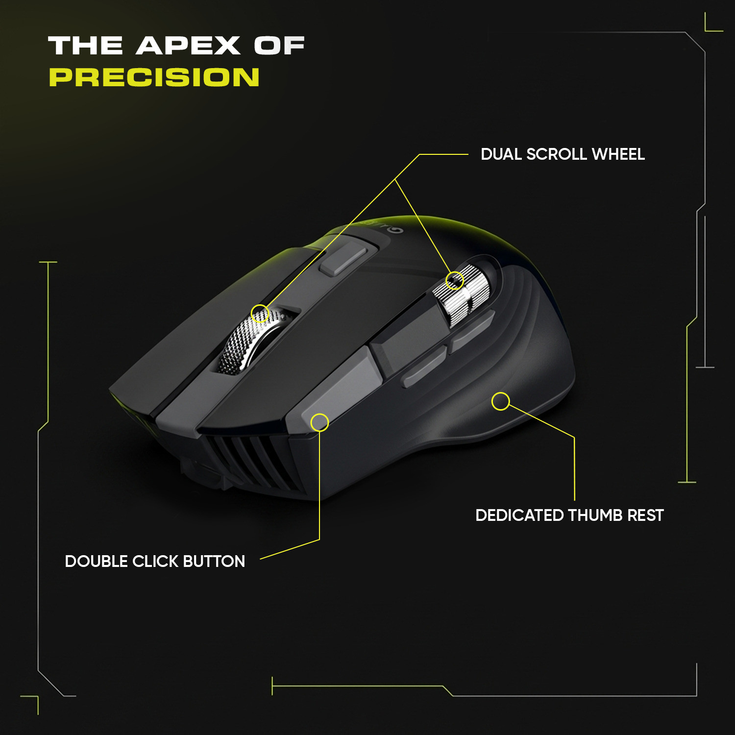 Image of AMKETTE XS Series Flow S Multi-Device 3200 DPI Rechargeable Ergonomic Optical Mouse