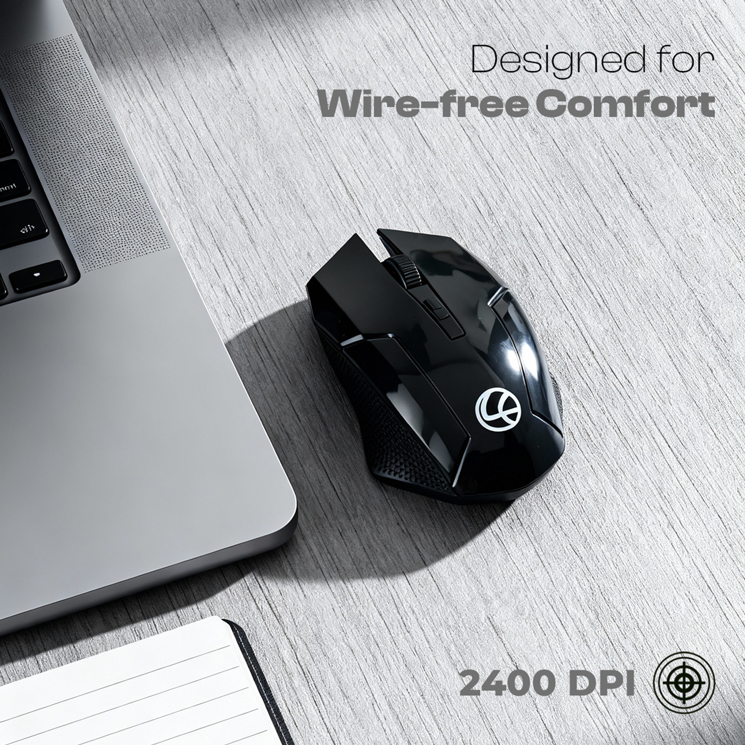 Image of LAPCARE Speedy Wireless Gaming Mouse Ergonomic Optical Gaming Mouse