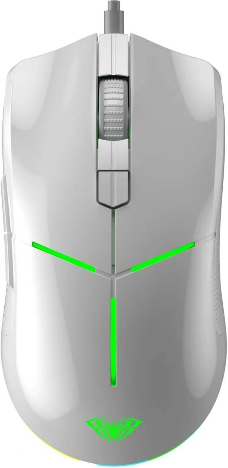 Aula F820 / Lightweight (120 gms) upto 6400 DPI, 8 buttons with Software, RGB Wired Ambidextrous Optical  Gaming Mouse