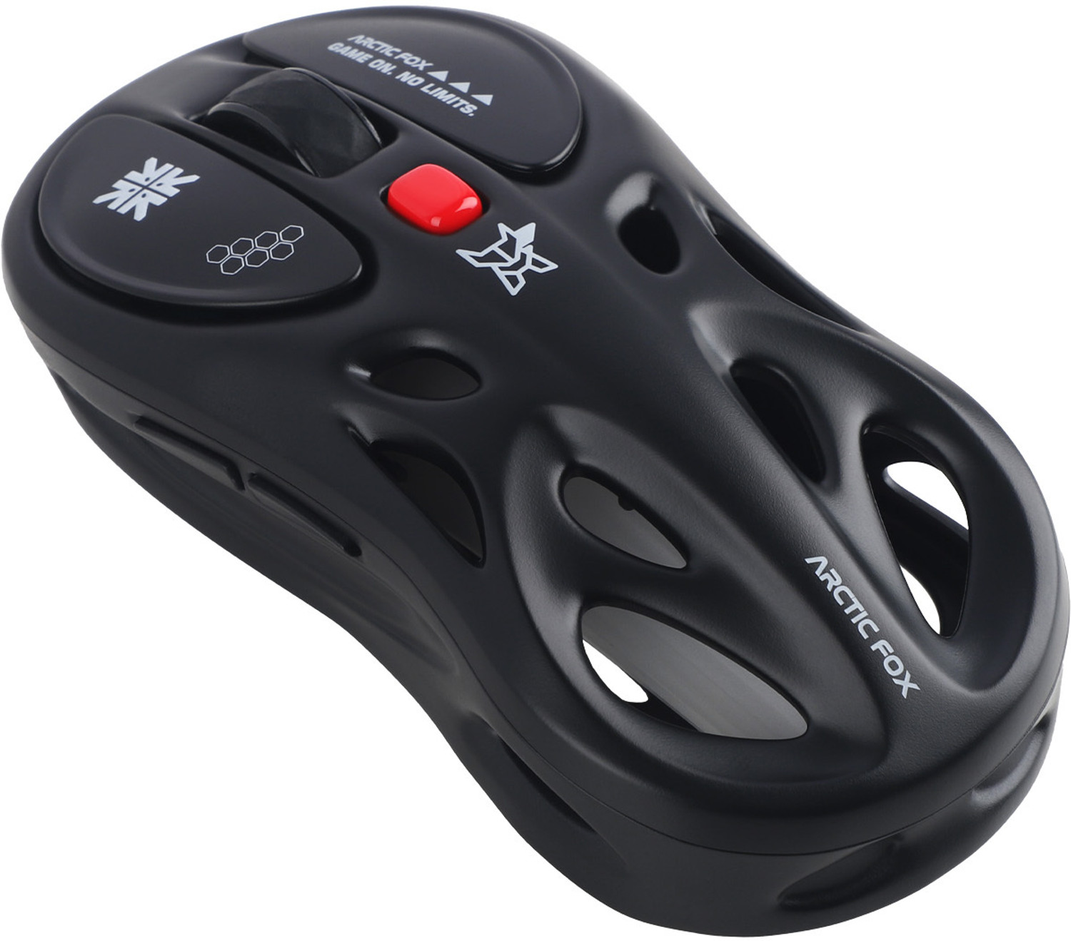 Image of Arctic Fox Alien-X Wireless and Bluetooth Rechargeable Mouse (2x BT, 2.4G & Wired) Ambidextrous Optical Gaming Mouse