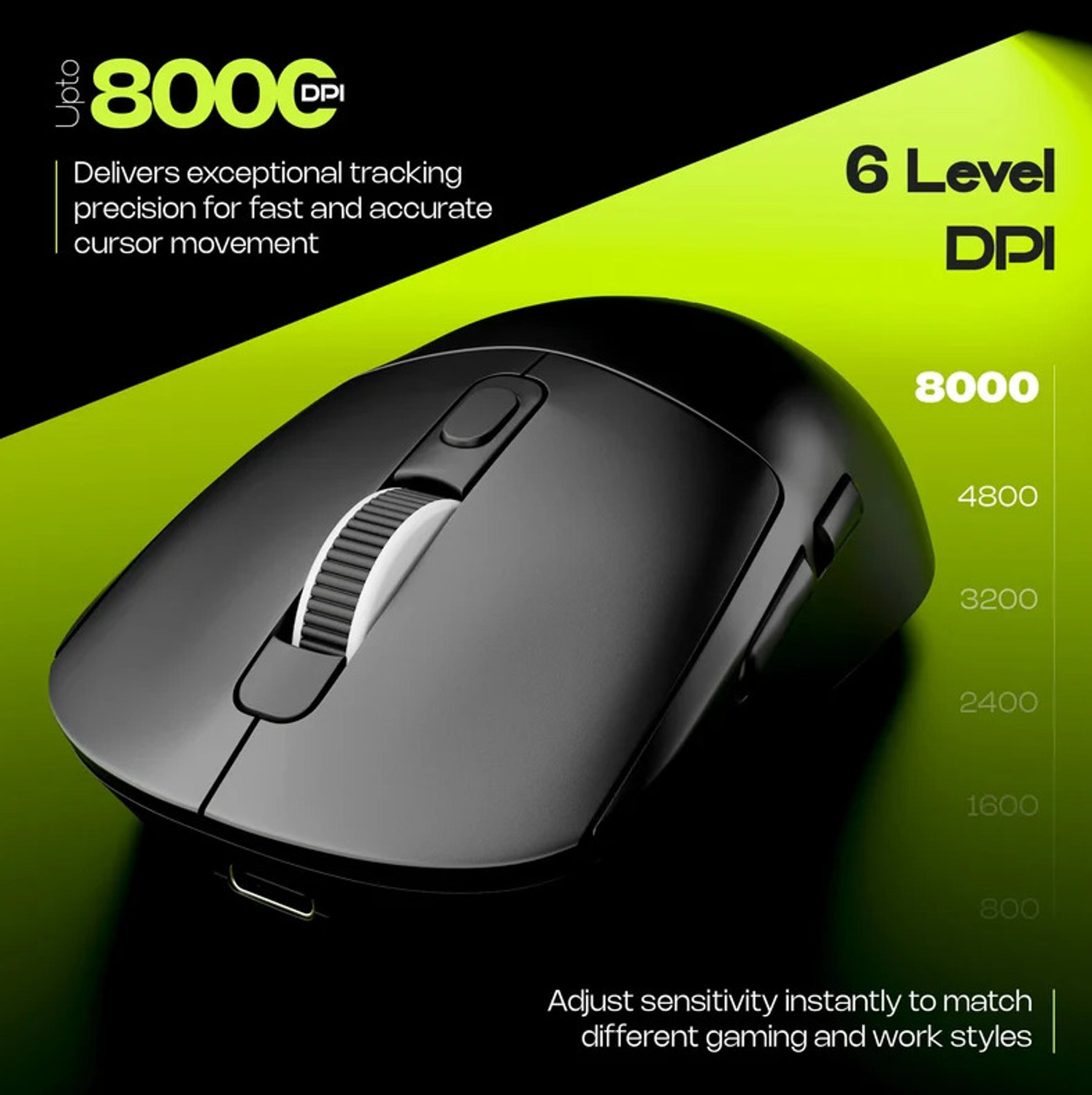 Image of ZEBRONICS VIPER 100W Ambidextrous Optical Gaming Mouse