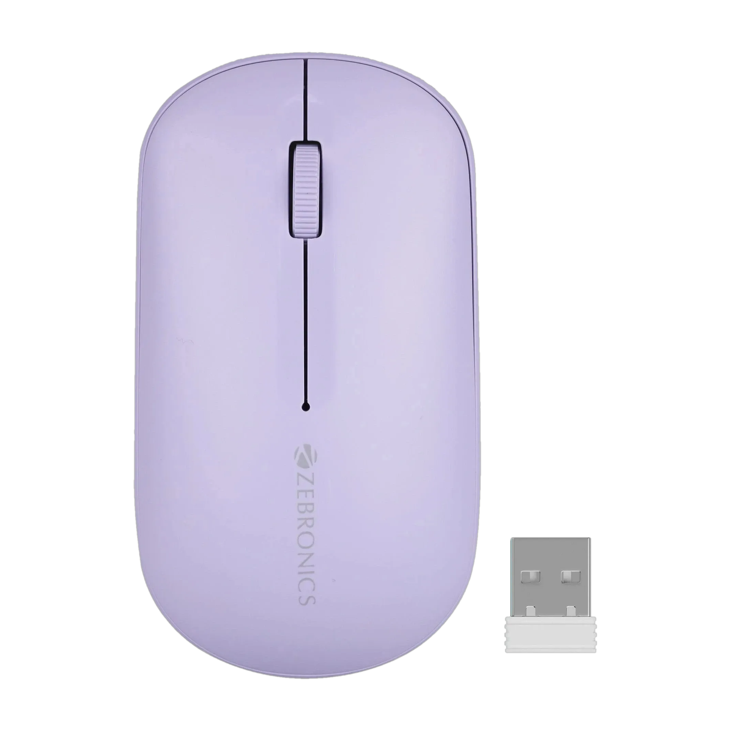 ZEBRONICS Pulse Ambidextrous Optical Mouse 1200DPI, Dual BT, Multi-Connect, Lightweight Comfort, Compatibility (Mac/Laptop/Computer/Tablet)