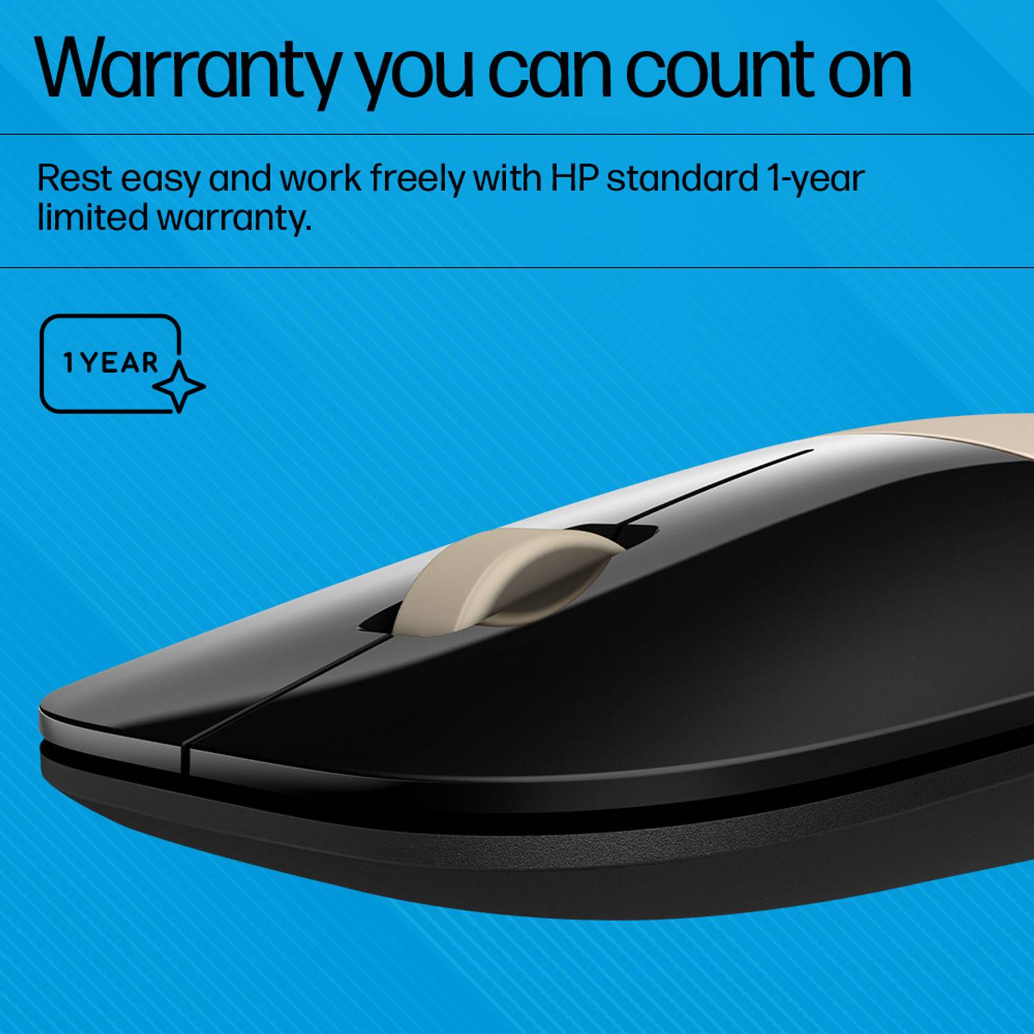 HP Z3700 Slim Ambidextrous Optical Mouse - Image 2
