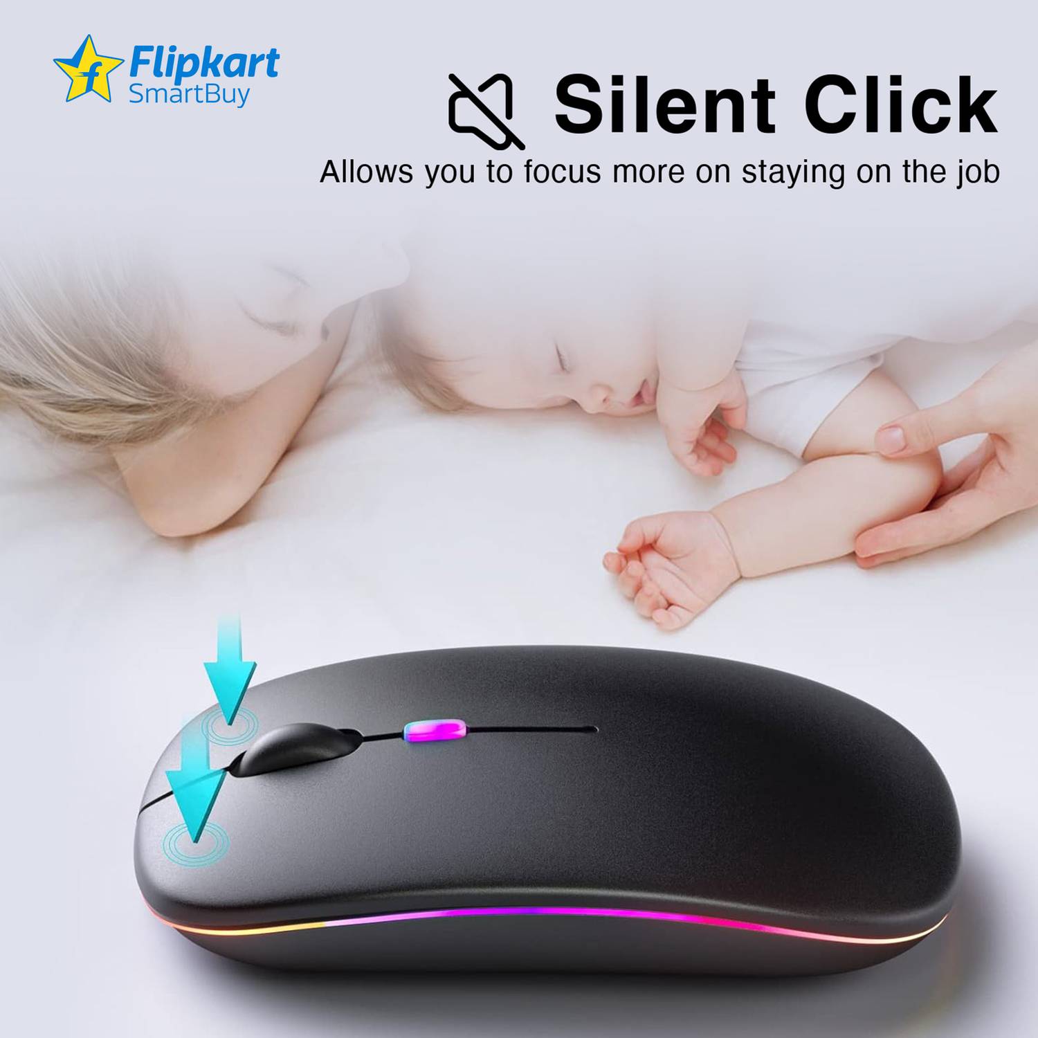 Flipkart SmartBuy TC-M500 Ergonomic Optical Mouse - Image 3