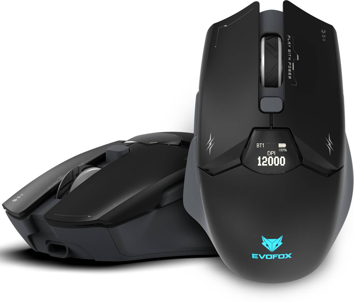 EVOFOX Banshee 2 Ergonomic Optical Gaming Mouse Tri-Mode 12000 DPI