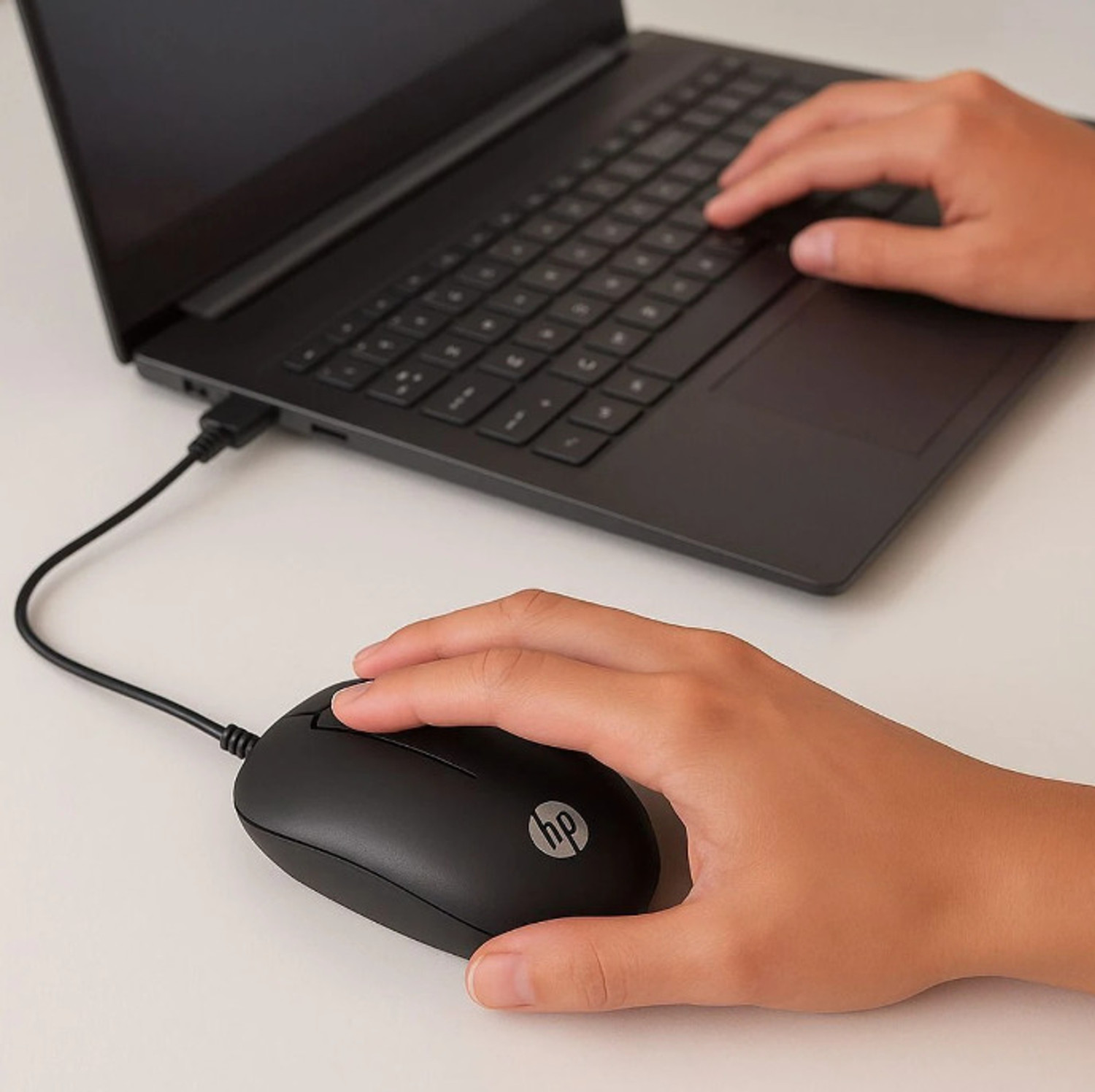 Image of HP 110 WIRED MOUSE Wired Ambidextrous Optical Gaming Mouse
