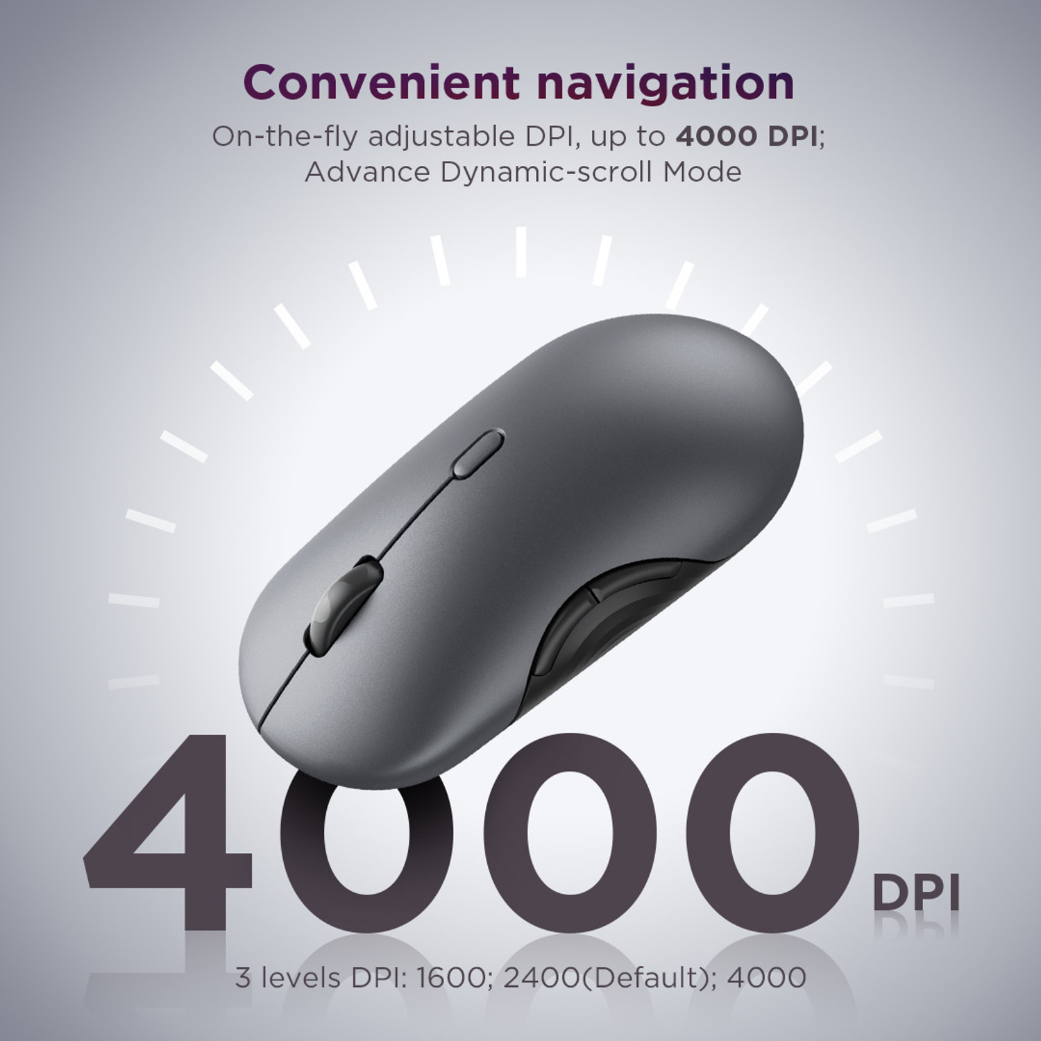 Image of Lenovo 700 Ambidextrous Optical Mouse Multi-Device Wireless Silent With Bluetooth