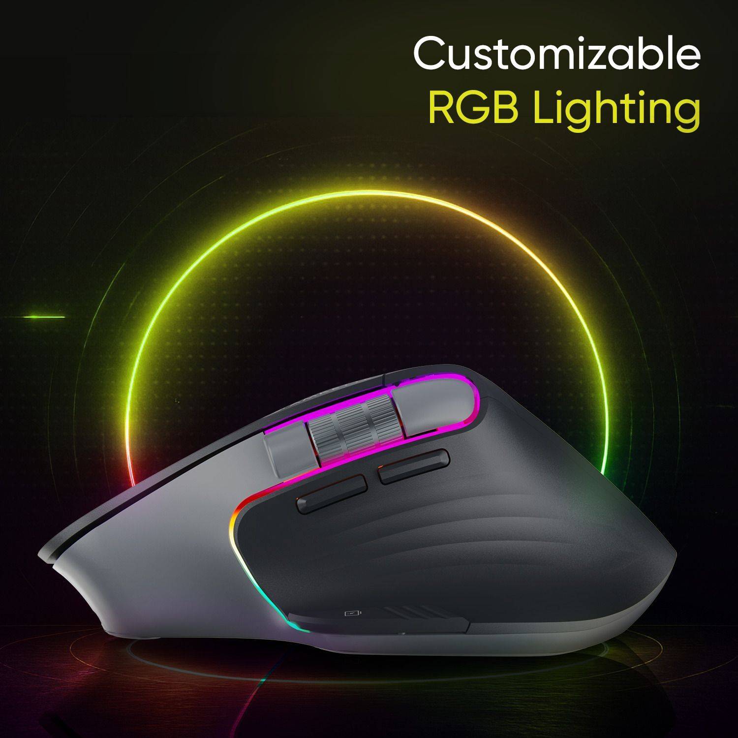 AMKETTE XS Series Flow Ergonomic Optical Mouse 3200 DPI Rechargeable - Image 3