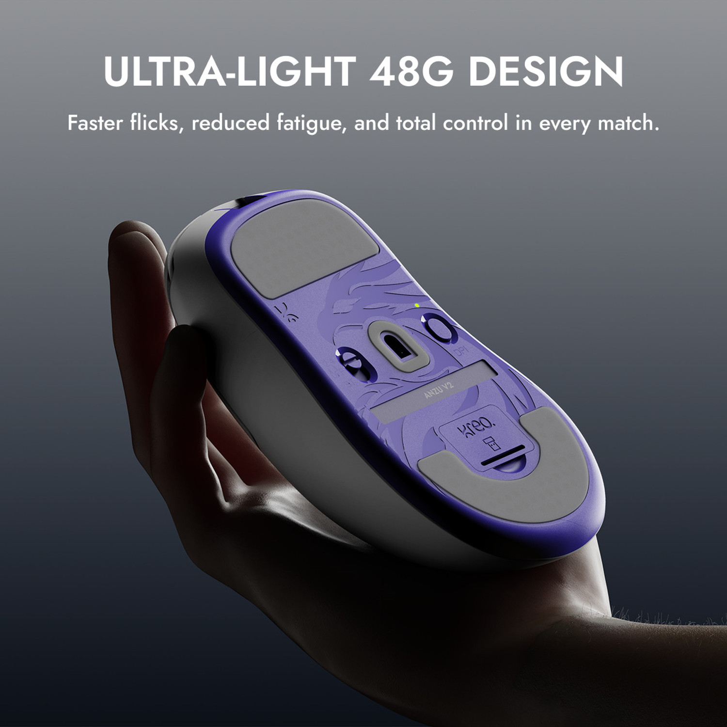 Image of Kreo Anzu V2 Ultralight Right Handed Optical Gaming Mouse