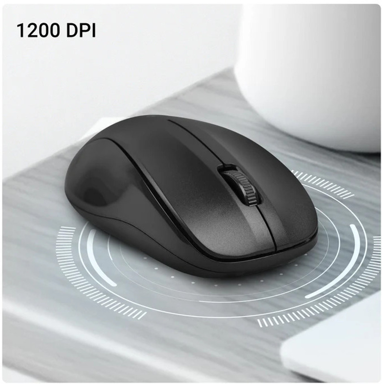 Image of ZEBRONICS ZEB PACE MOUES Ambidextrous Optical Mouse