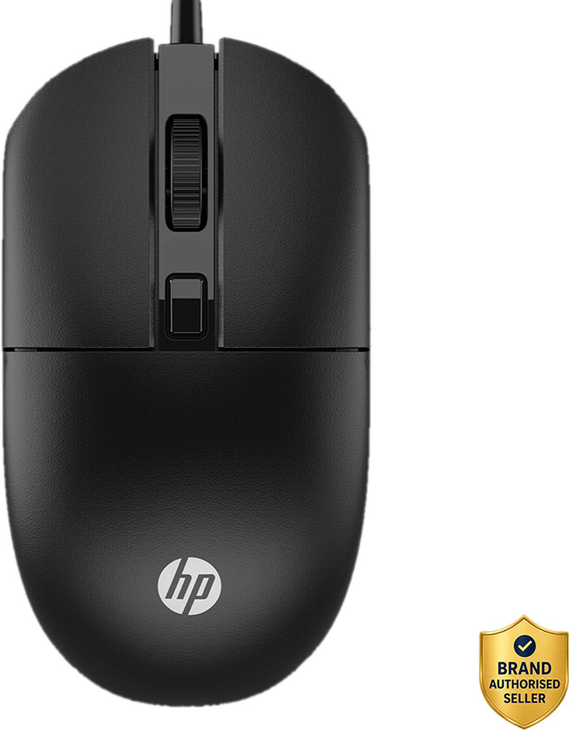 HP M080 Wired Ambidextrous Optical Mouse Black - Image 1