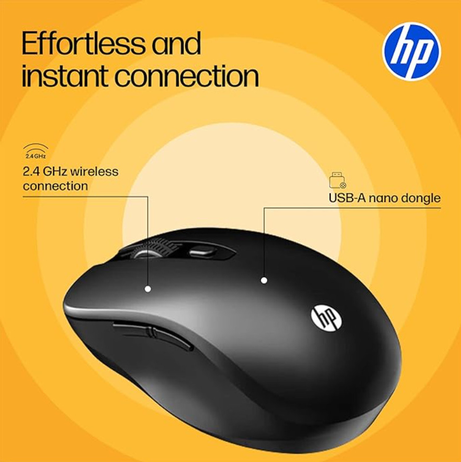 Image of HP M190 Wireless Mouse Ambidextrous Optical Mouse