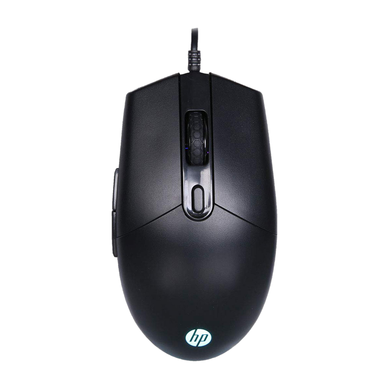 HP M260 Wired Ambidextrous Optical  Gaming Mouse with Upto 2400 DPI, 6 Buttons with DPI Switch, 4-Color Breathing LED Light, Metal Scroll Wheel, 1.5m Cable