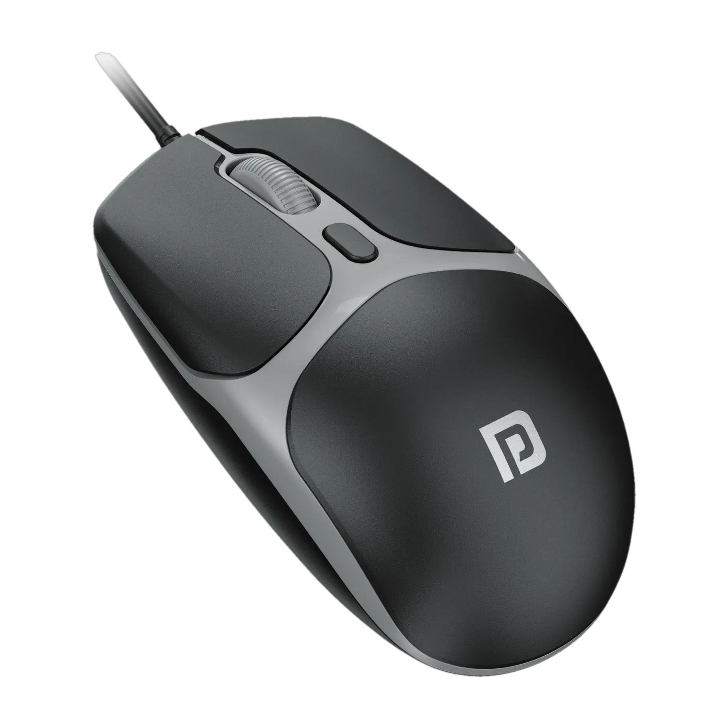 Portronics Toad 103 Wired Ambidextrous Optical Mouse with 2400 DPI, Plug & Play
