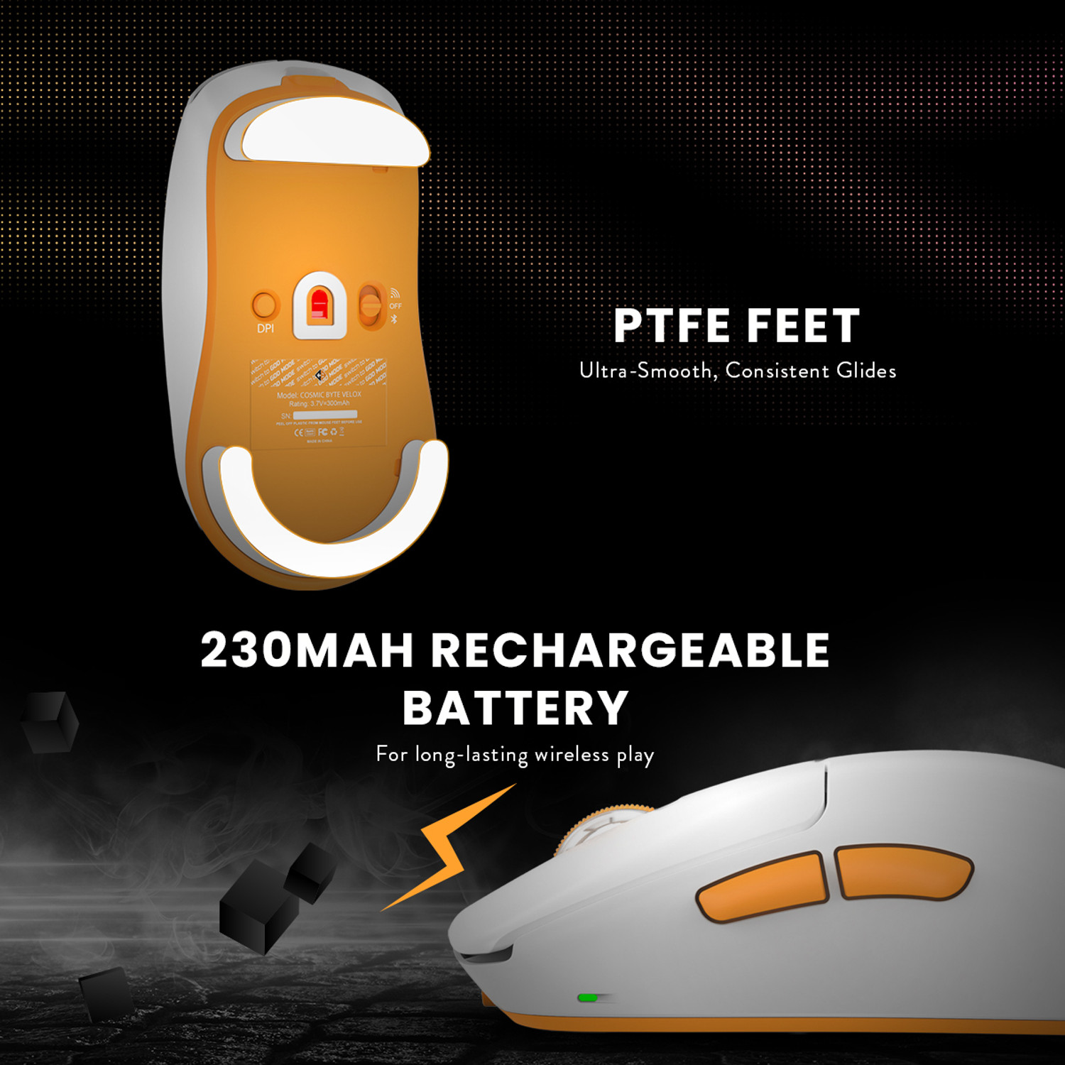 Image of Cosmic Byte Velox Right Handed Optical Gaming Mouse