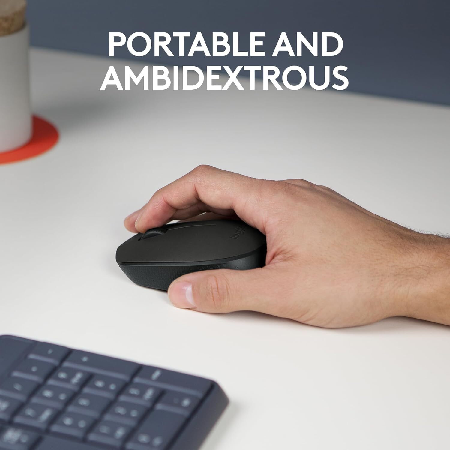 Image of Logitech B170 Ambidextrous Optical Mouse 12-Months Battery Life,PC /Mac /Laptop