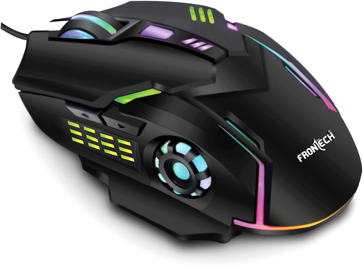 Frontech MS-0050 Wired USB Gaming Mouse |6 Keys |7-Led Color