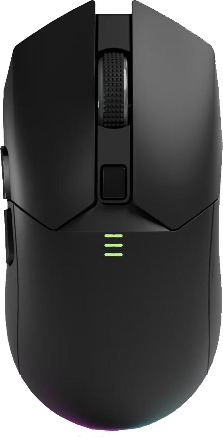 Image of Offbeat IVY Bluetooth 5.2 + 2.4 Ghz wireless + Wired Type C rechargeable Gaming mouse Right Handed Laser Gaming Mouse