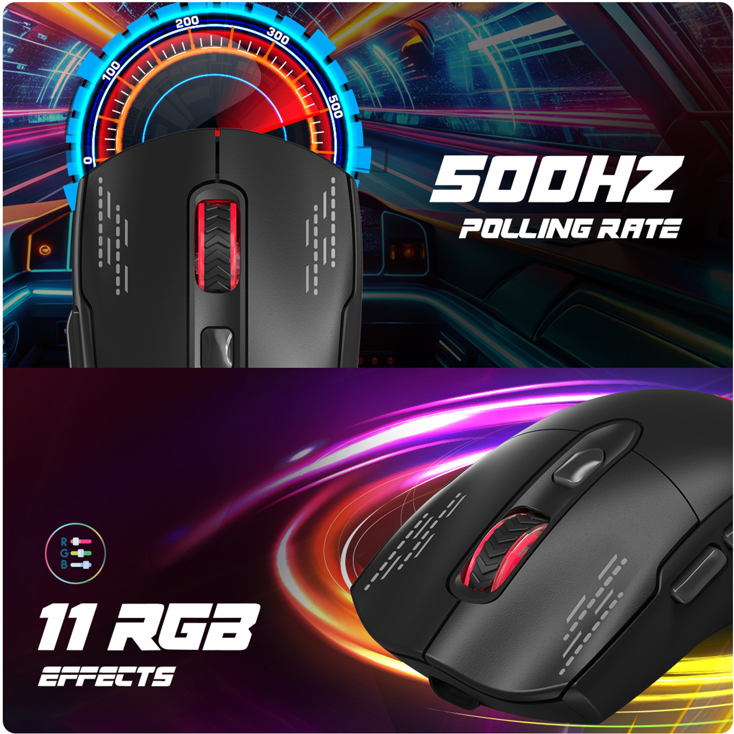 Image of Cosmic Byte Raptor Right Handed Optical Gaming Mouse