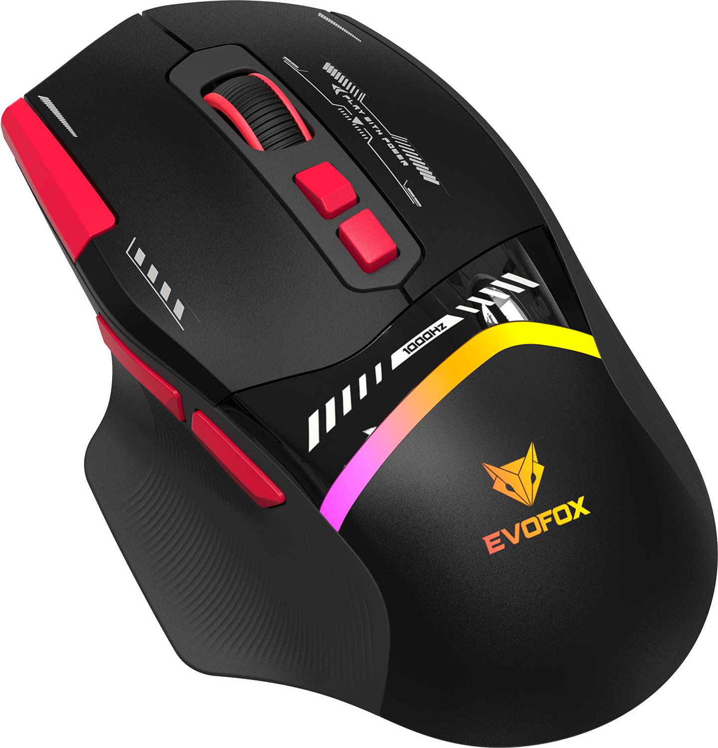 EVOFOX Blaze 2 Wireless Ergonomic Optical Gaming Mouse Tri-Mode