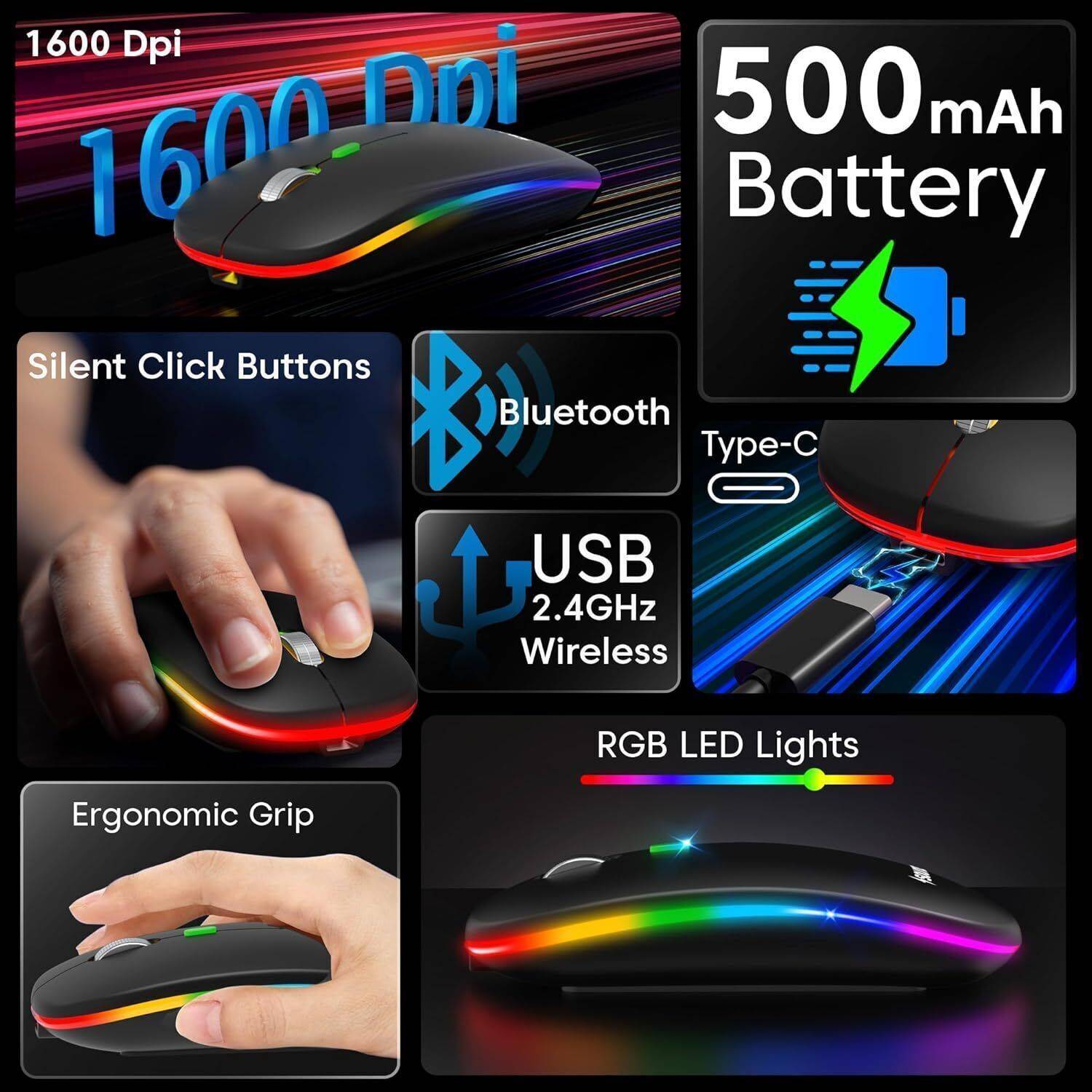 साउंस Astralis Wireless Optical Gaming Mouse - Image 2