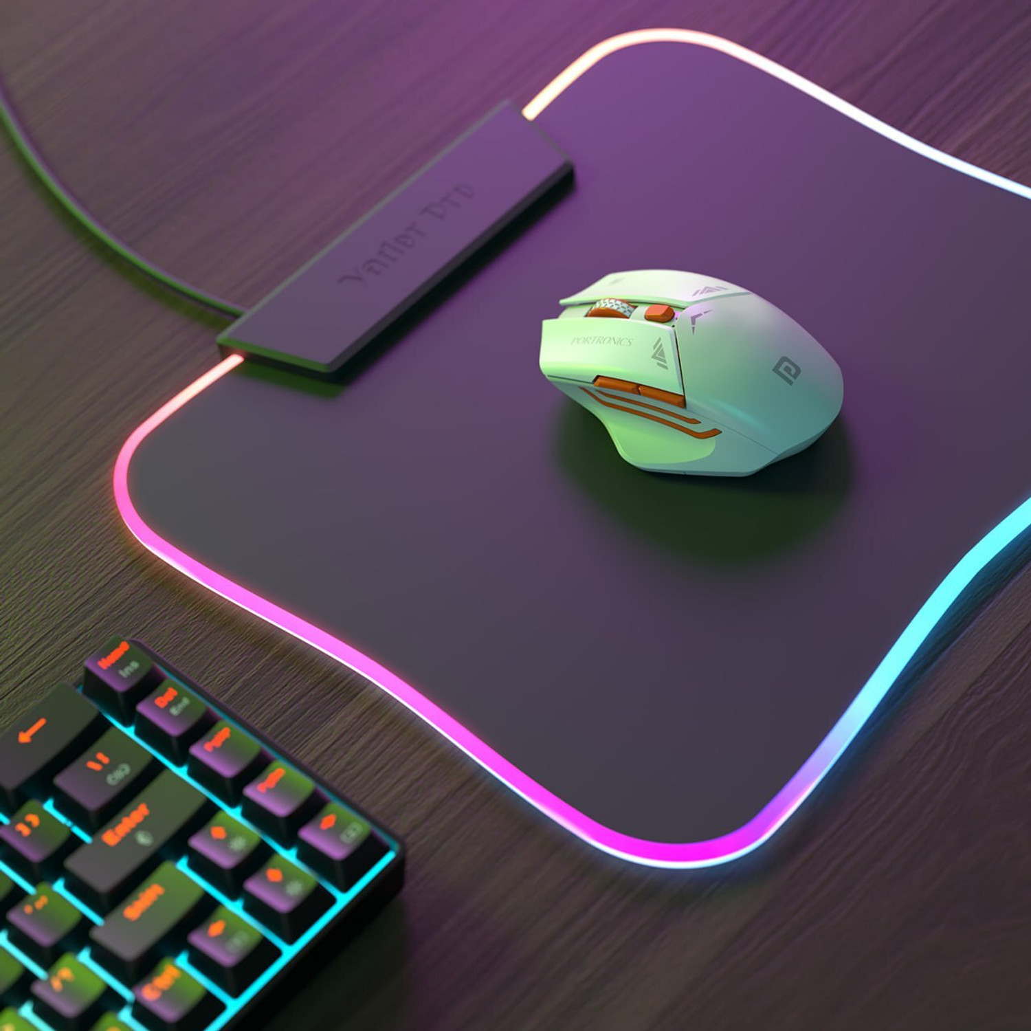 Image of Portronics Vader Pro Wireless Gaming Mouse with 6 Buttons, Thumb Comfort, Adjustable DPI Ambidextrous Optical Mouse