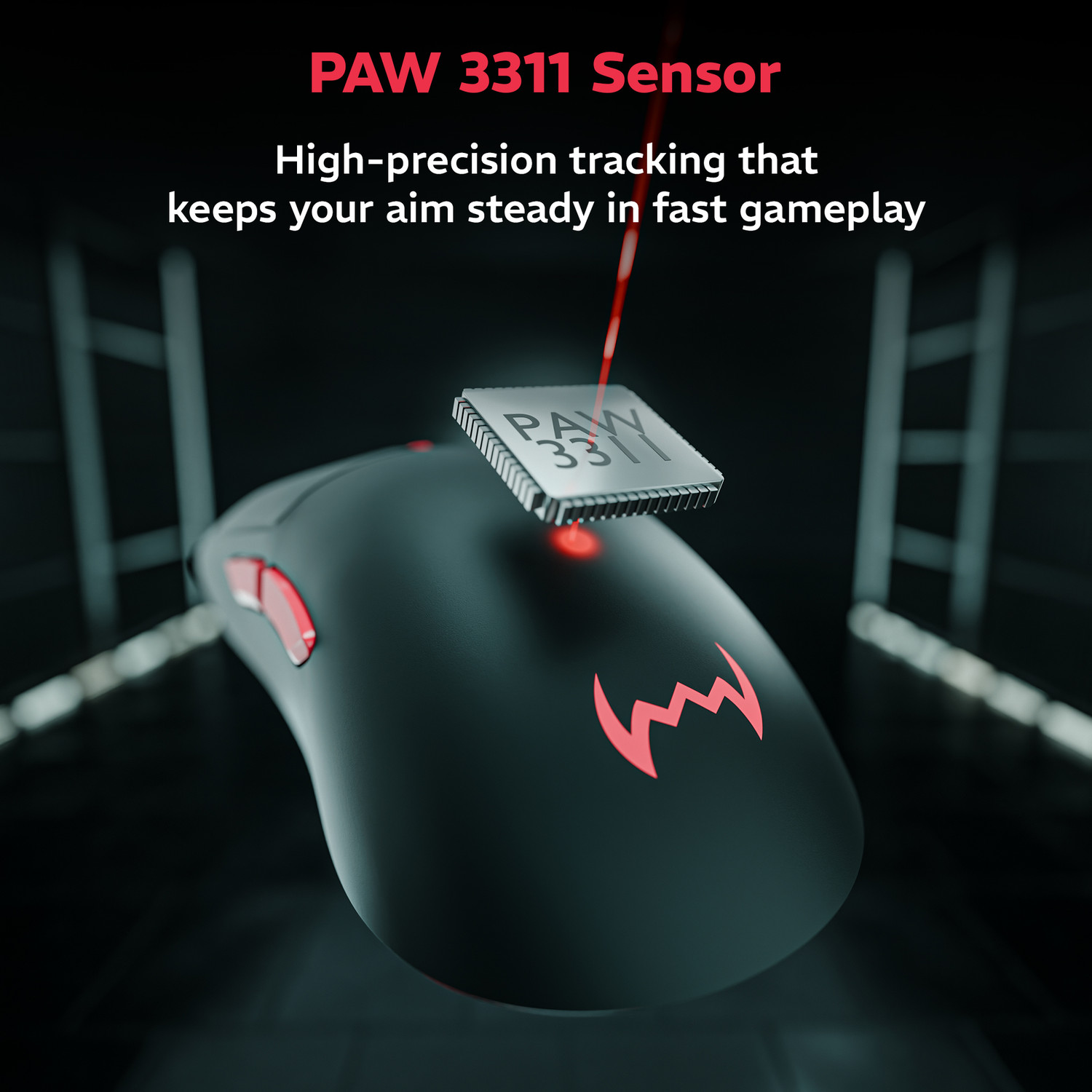 Image of daWg W-Slay 50 Ambidextrous Optical Gaming Mouse With Bluetooth